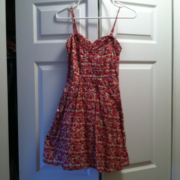 Floral sweetheart neckline sundress