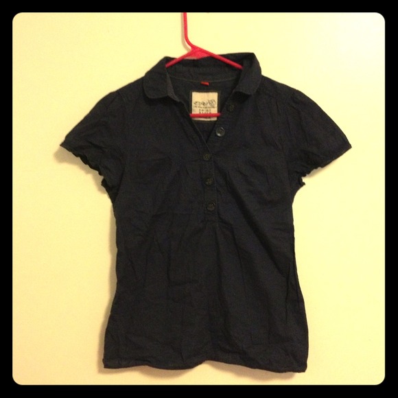 Navy blue blouse