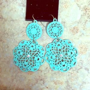 Light Blue Forever 21 Earrings! Never been worn!