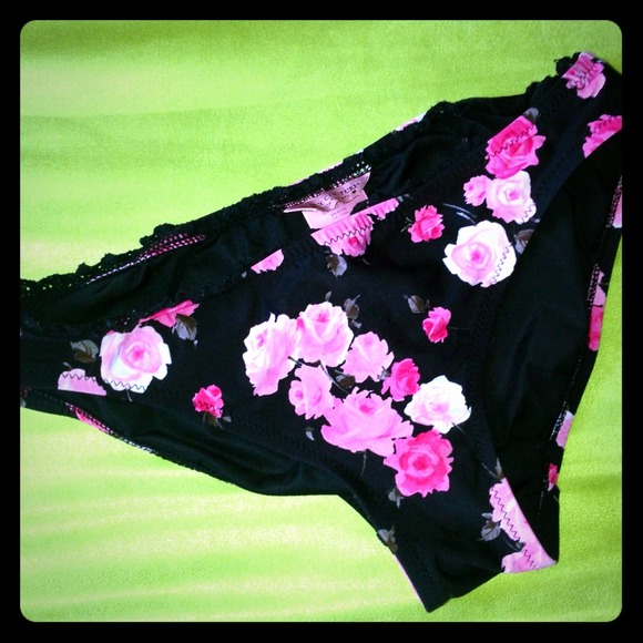 👙 Juicy Couture Floral Bathing Suit Bottom Medium