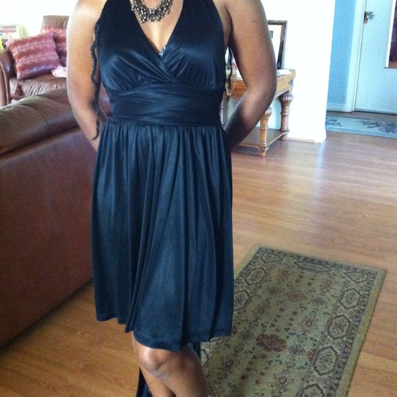 Racer back black dress - Picture 2 of 2