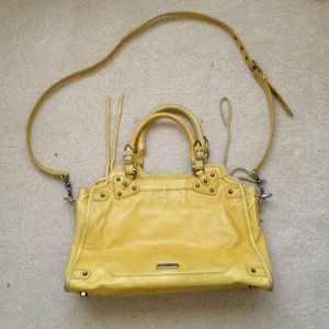 Rebecca Minkoff yellow shoulder bag
