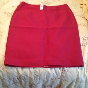 Talbots Red Skirt