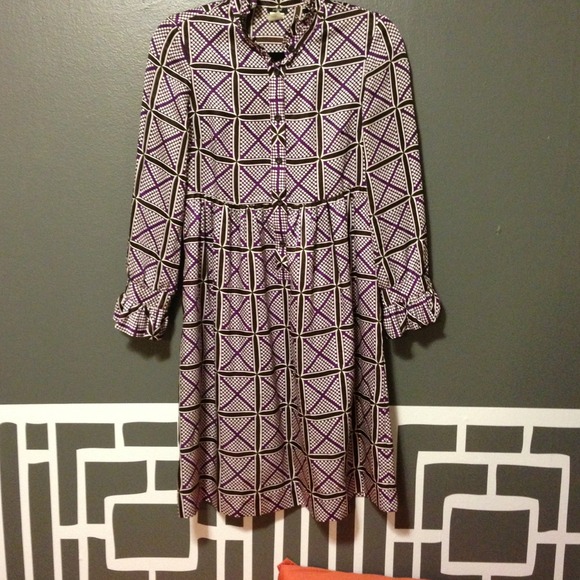 SOLD in bundke.  J. Crew Silk Dress