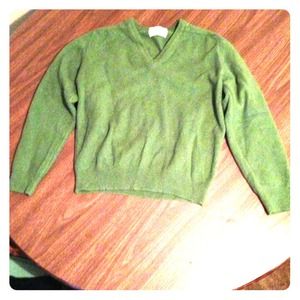 Beautiful green Lord Jeff Cashmere Sweater