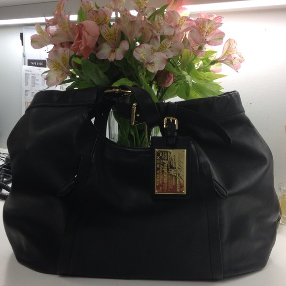 Ralph Lauren Handbags - Auth Ralph Lauren Black Handbag