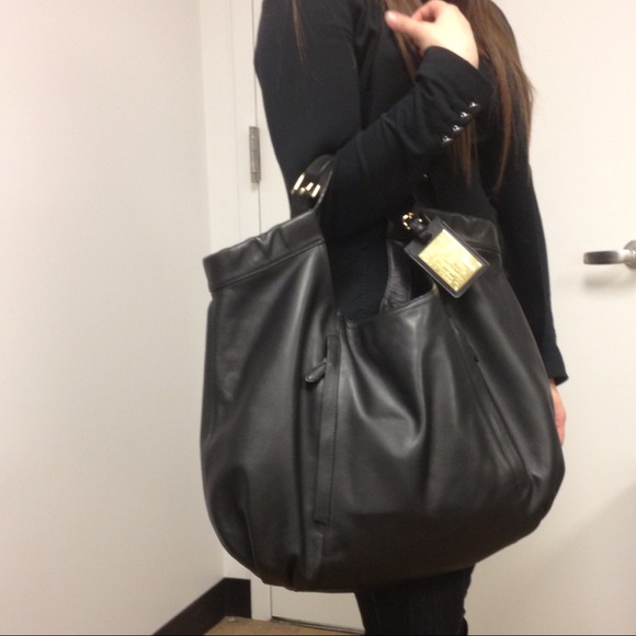 Auth Ralph Lauren Black Handbag - Picture 3 of 4