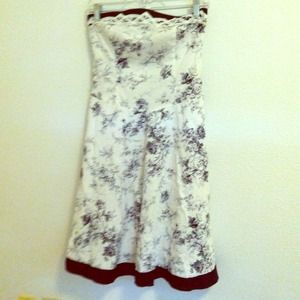 Beautiful strapless dress