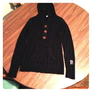 Black Roxy Pullover Sweater