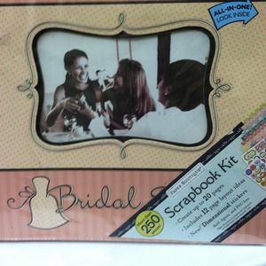 RESERVED Bridal shower scrapbook kit
