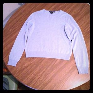 Ralph Lauren Steel Blue Cashmere Sweater
