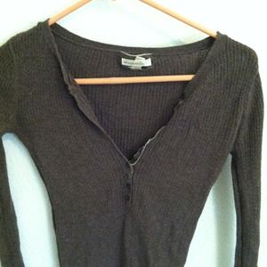 Button up halfway warm long sleeve