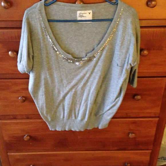 Oversized AE beaded sweater! - Picture 1 of 2