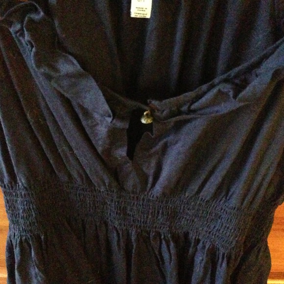 Navy blue ruffle dress!