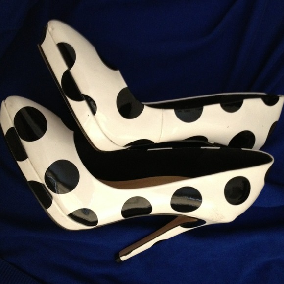 ASOS Polka Dot Patent Leather Heels