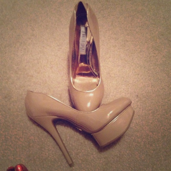 Beige and little trim of gold