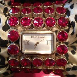 Sold in bundle with acrylic multicolor watch