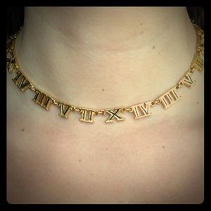 Roman Numerals Necklace
