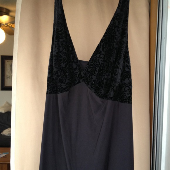 Black ankle length nightgown