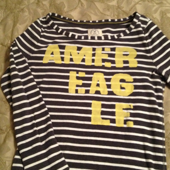 🚫SOLD🚫American eagle boat neck tee