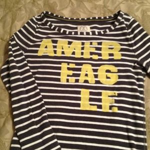 🚫SOLD🚫American eagle boat neck tee
