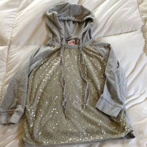 Juicy Couture Sequin Hoodie Size S