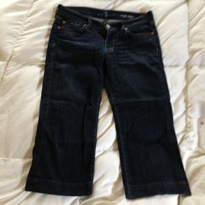 7 for all Mankind Crop Dojo jeans size 28