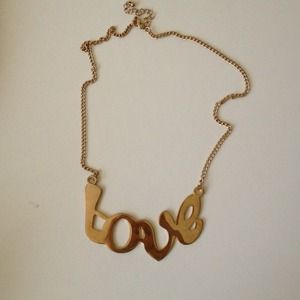 LOVE necklace.