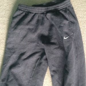 Gray Nike sweatpants
