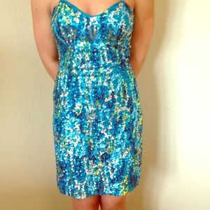 Scala short sequined dress size 8