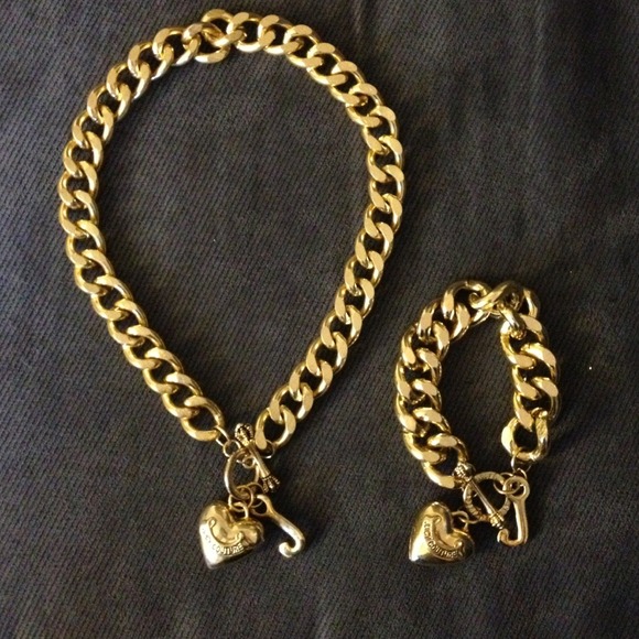 Juicy necklace and bracelet set
