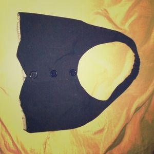 Black n gray button over top shirt