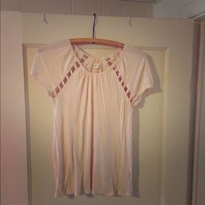 Silence & Noise cutout T shirt