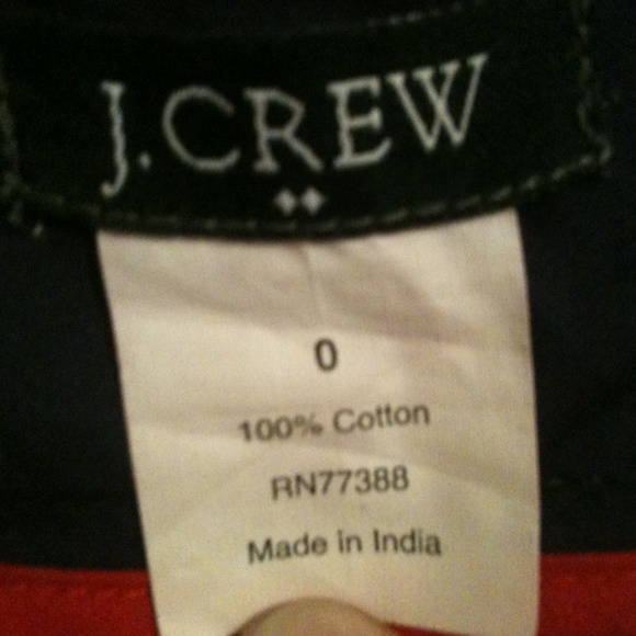 JCrew cotton plaid mini skirt sz 0 - Picture 3 of 3