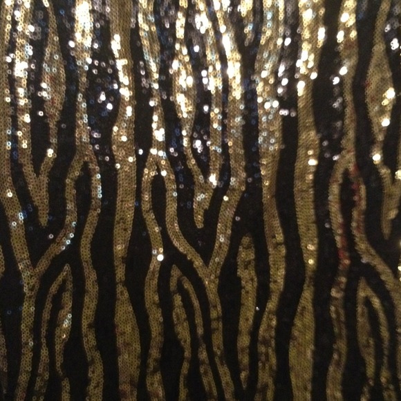 Bundled- Sequin Zebra Top