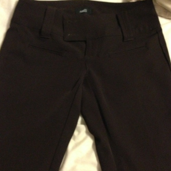 Dark brown dress pants