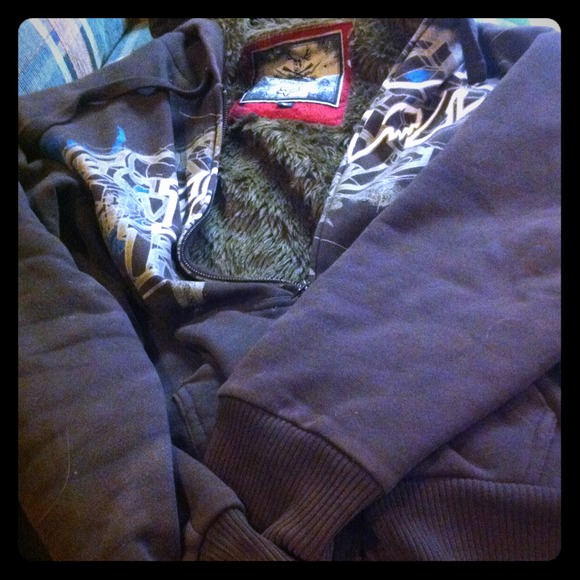 Men's Fox Fur Lined Hoodie