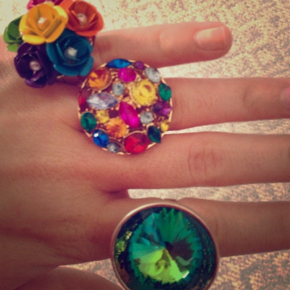 Cute colorful fun rings!