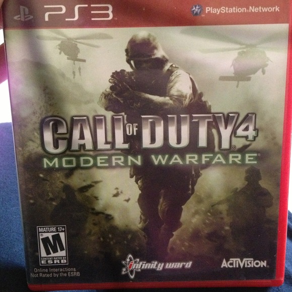 PS3 call of duty game