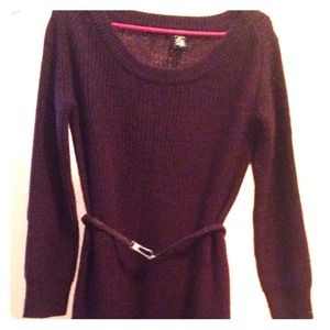 Moda belted sweater dress. Never worn!