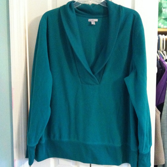Green Fleece Pullover