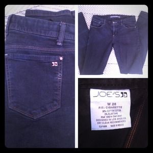 Dark blue Joe's cigarette jeans