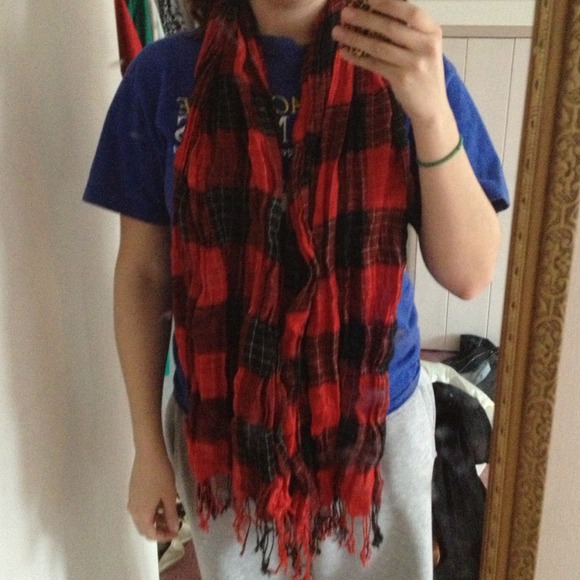 Red scarf