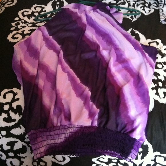 Purple dress shirt