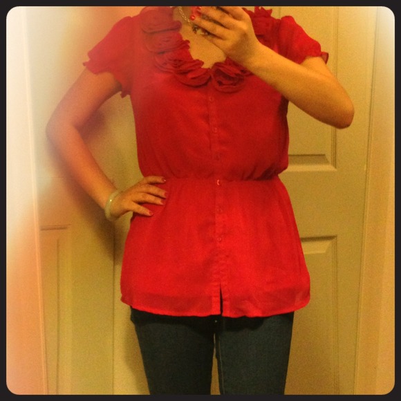 ❤❤cute and sexy floral blouse❤❤