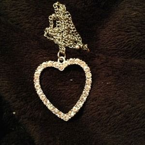 Heart necklace.