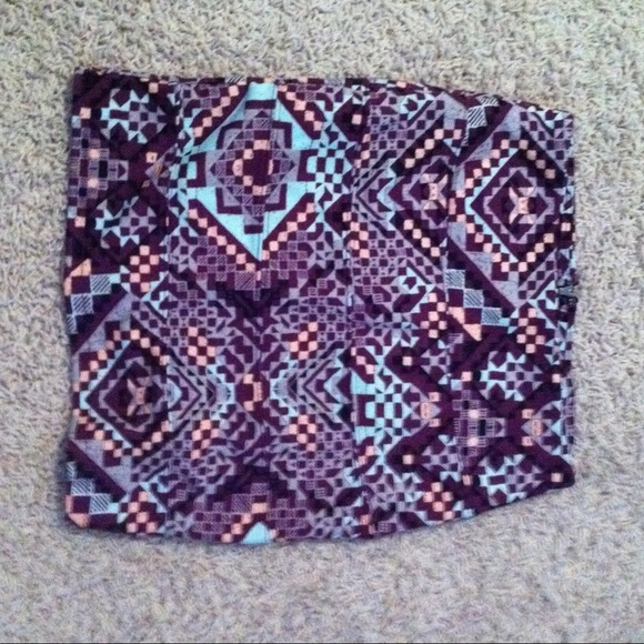 Tribal print skirt