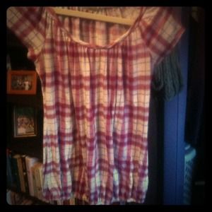 Plaid blouse for sale!