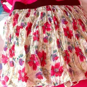 Forever 21 floral skirt