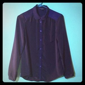 Navy blue American Eagle blouse